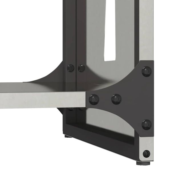 Стойка за дърва за огрев, 40x30x80 см, неръждаема стомана