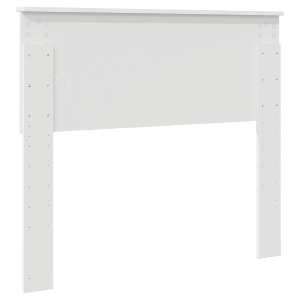 Облегалка за глава с таблото Бяло 100 cm Инженерно дърво