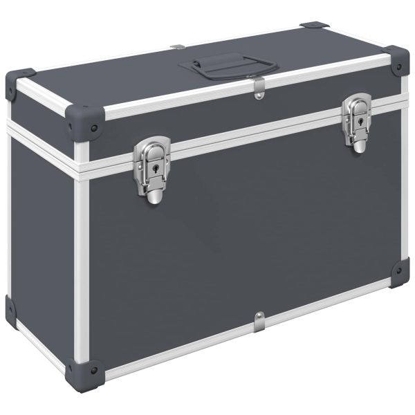 Дръжки за шкафове 12 pcs Антрацит 85 x 45 мм Метал