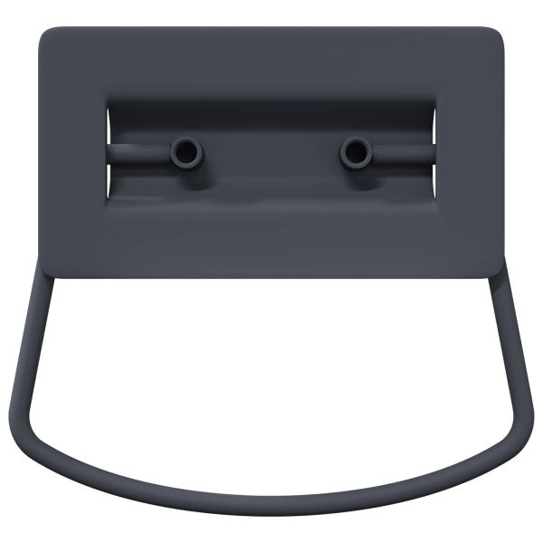 Дръжки за шкафове 12 pcs Антрацит 85 x 45 мм Метал