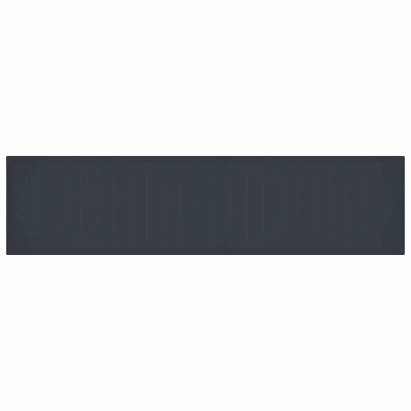 Градински комплект за хранене с възглавници 15 pcs Антрацит ПП