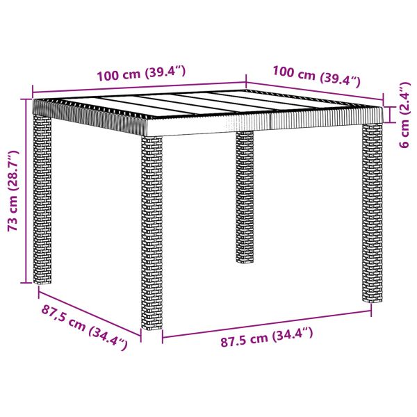 Комплект за хранене в градината 3 pcs Антрацит Полипропилен