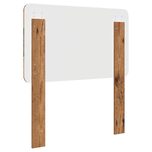 Облегалка за глава с таблото Старо дърво 90 cm Инженерно дърво