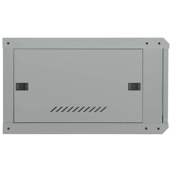 Мрежов кабинет със съхранение Сив 60 x 60 x 35 cm Стомана