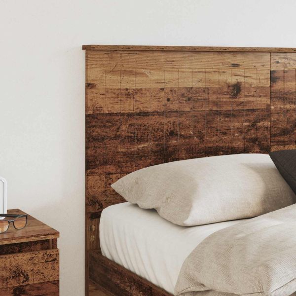 Облегалка за глава с таблото Старо дърво 140 cm Инженерно дърво