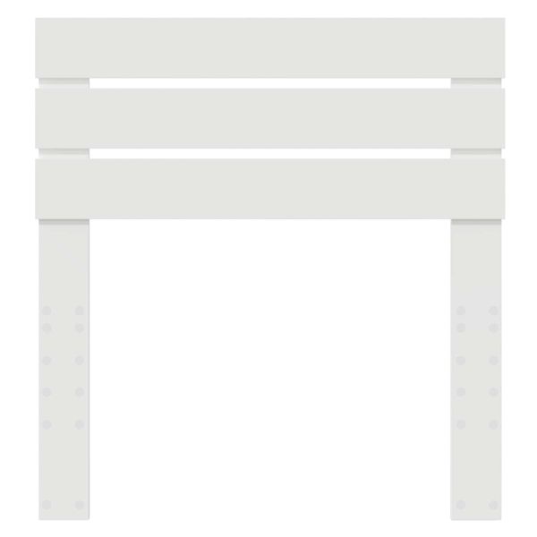 Облегалка за глава с таблото Бяло 75 cm Инженерно дърво