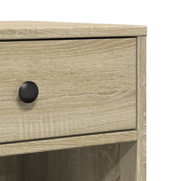 Стойка за принтер с колелца, сонома дъб, 60x40x68,5 см