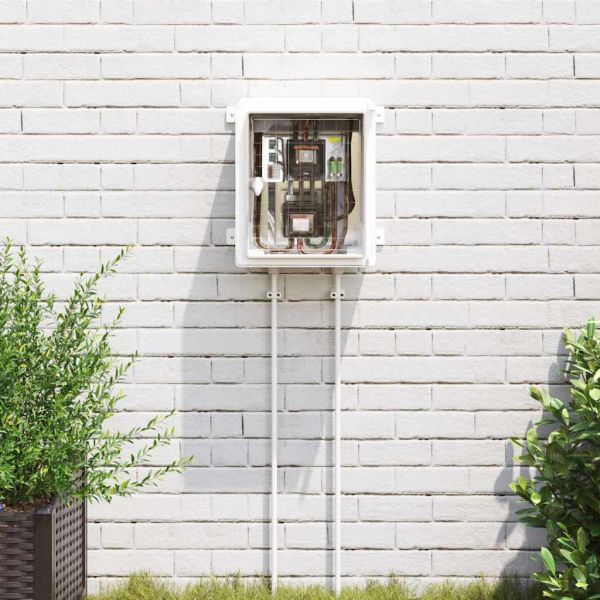 Контролен шкаф Сив 30 x 16,5 x 35 см ABS пластмаса