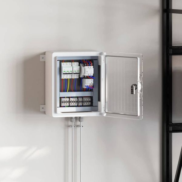 Контролен шкаф Сив 30 x 16,5 x 35 см ABS пластмаса