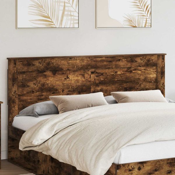 Облегалка за глава с таблото Димян дъб 200 cm Инженерно дърво