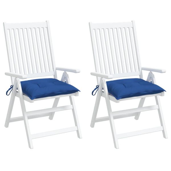 Възглавници за палети 2 бр сини 50x50x7 см Оксфорд плат