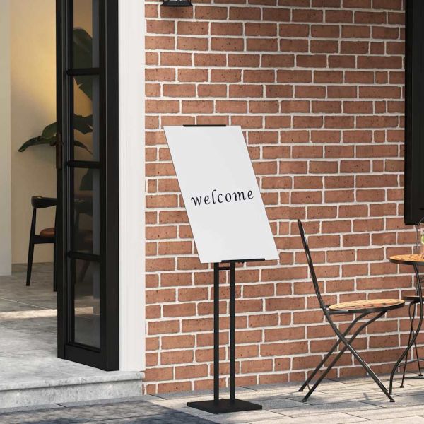 Стендове за търговски прояви 2 pcs Черно 26,5 x 26,5 x 150 см