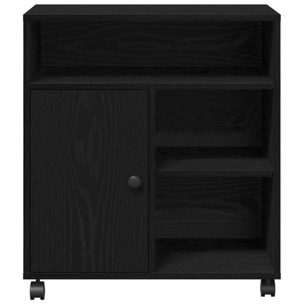 Стойка за принтер Черен дъб 60 x 50 x 67 см Инженерно дърво