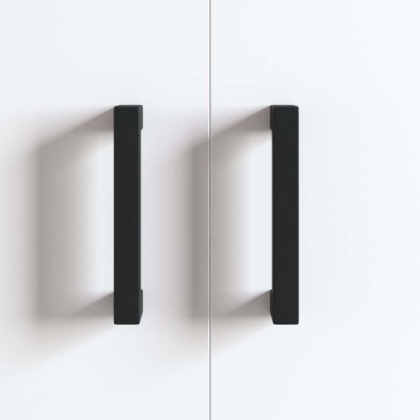 Дръжка за мебели 12 pcs Черно 110 x 12 x 36 мм Желязо