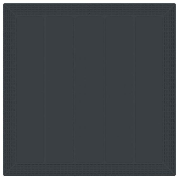 Комплект за хранене в градината 5 pcs Антрацит Полипропилен