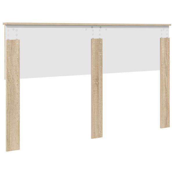 Облегалка за глава с таблото Сонома дъб 150 cm Инженерно дърво