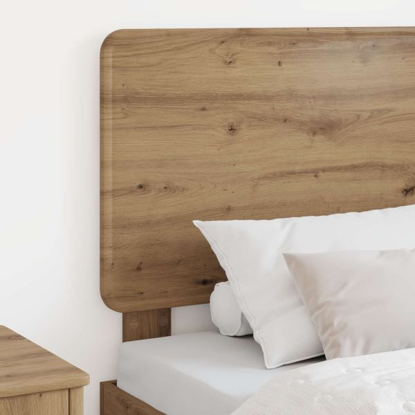 Облегалка за глава с таблото Дъб 90 cm Инженерно дърво