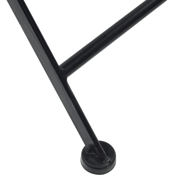 Бистро столове, сгъваеми, 2 бр, теракота, керамика