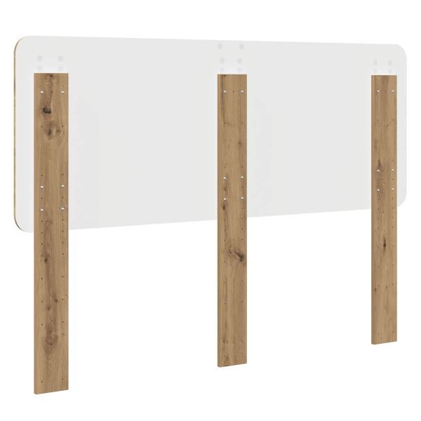 Облегалка за глава с таблото Дъб 140 cm Инженерно дърво