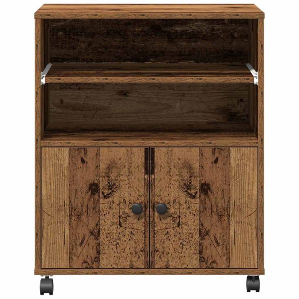 Стойка за принтер Старо дърво 60 x 48 x 74 см Инженерно дърво