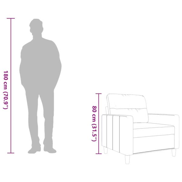 Кресло, виненочервено, 60 см, текстил