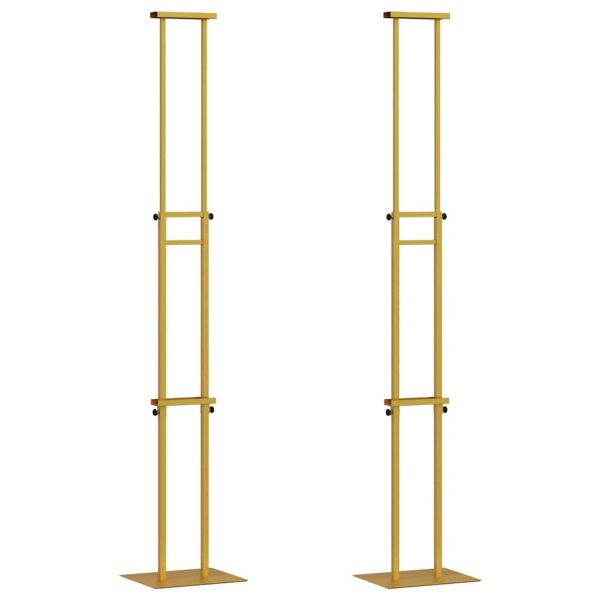 Стендове за търговски прояви 2 pcs Златист 30 x 23,5 x 210 см