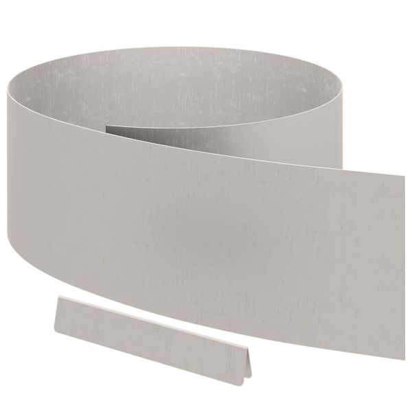 Ограда за трева 4 pcs Ръждясало 450 x 0.05 x 15 см