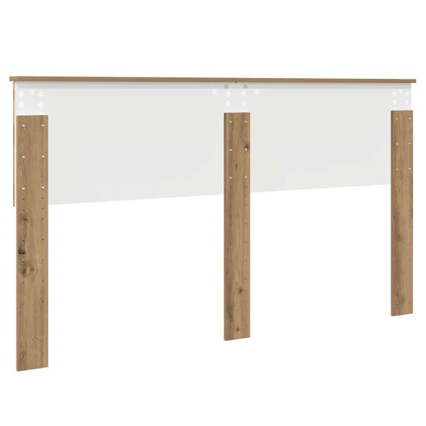 Облегалка за глава с таблото Дъб 160 cm Инженерно дърво