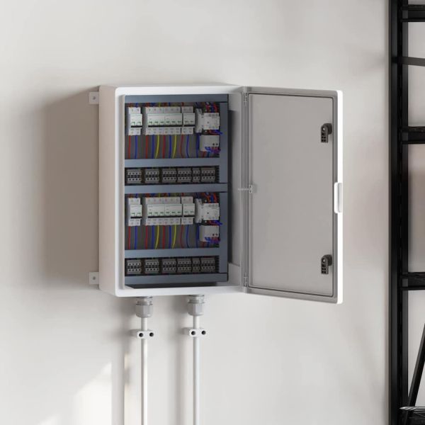 Контролен шкаф Сив 47 x 20 x 60 см ABS пластмаса