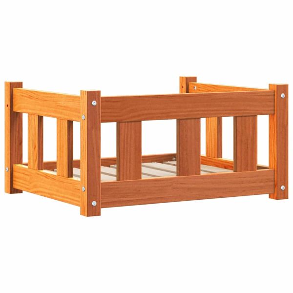 Кучешко легло Кафяво с восъчно покритие 55 x 45 x 28 см