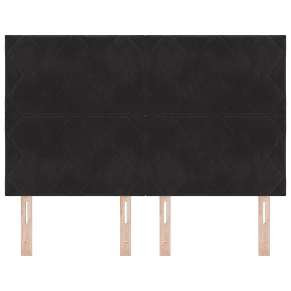 LED глава Черно 144 см Изкуствена