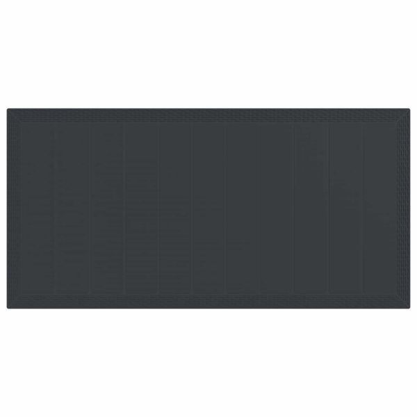 Комплект за хранене в градината 9 pcs Антрацит Полипропилен