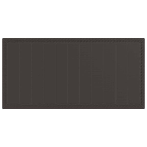 Комплект за хранене в градината 7 pcs Кафяво Полипропилен