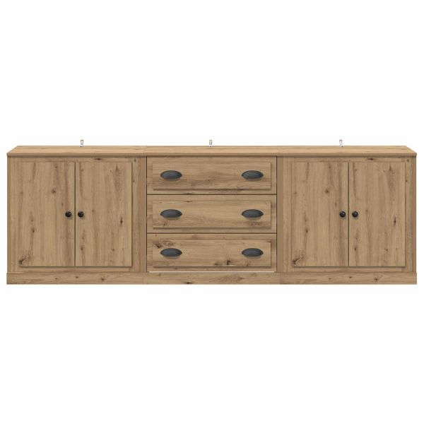 Скейдбордове 3 pcs Дъб 70 x 35,5 x 67,5 см Инженерно дърво