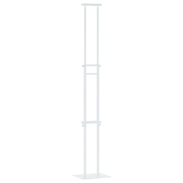 Стендове за търговски прояви 2 pcs Бяло 30 x 23,5 x 210 см