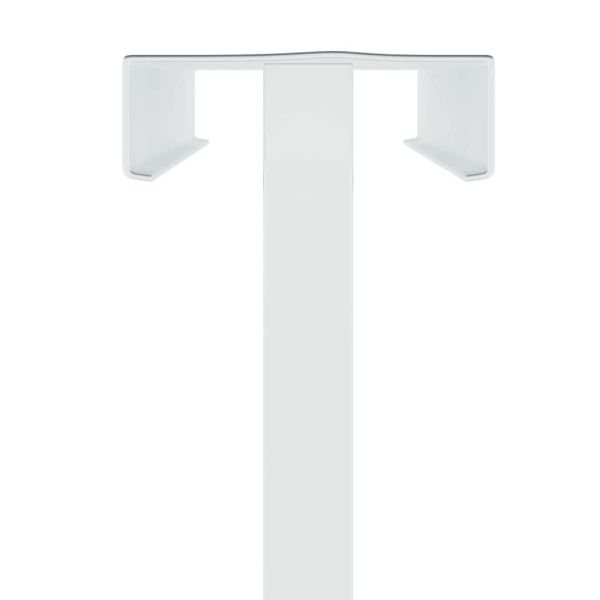 Стендове за търговски прояви 2 pcs Бяло 30 x 23,5 x 210 см