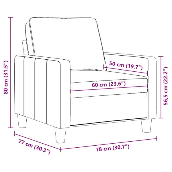 Стол кресло светлосив 60 см плат