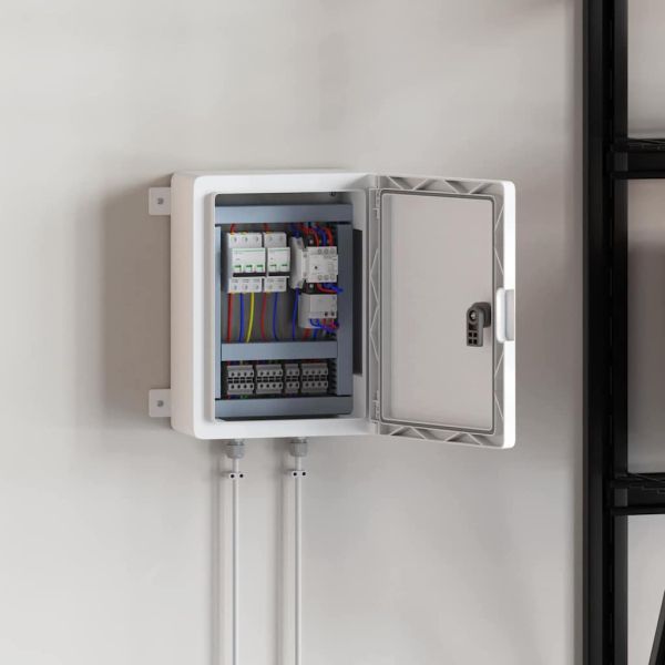 Контролен шкаф Сив 47 x 20 x 60 см ABS пластмаса