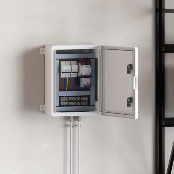 Контролен шкаф Сив 47 x 20 x 60 см ABS пластмаса