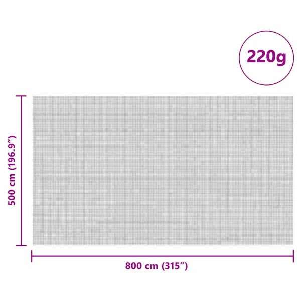 Покривало за силоз Зелен 8 x 5 m HDPE