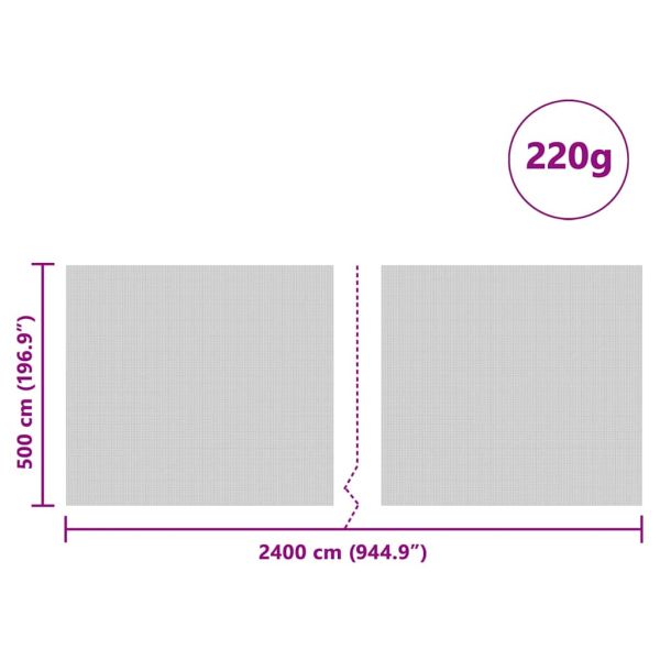 Покривало за силоз Зелен 24 x 5 м HDPE