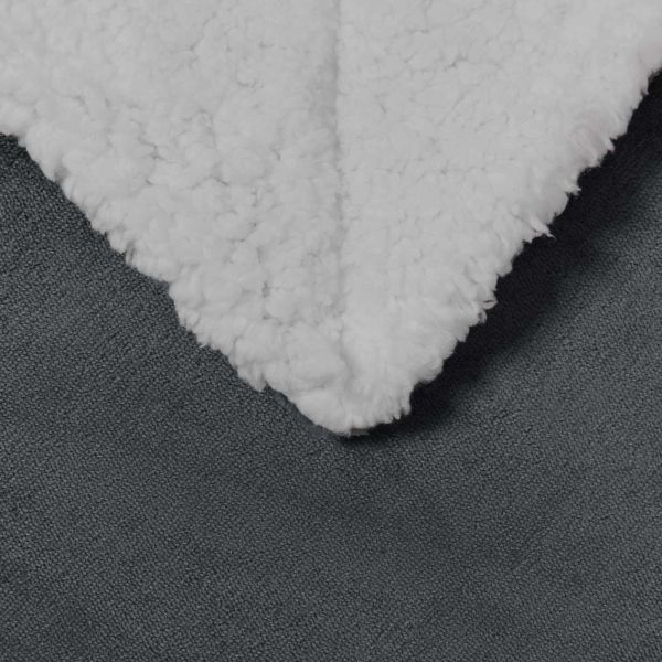 Одеяло Тъмен сив 240 x 270 см Мека вълна