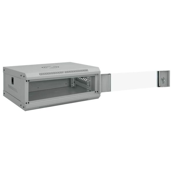 Мрежов кабинет със съхранение Сив 53 x 35 x 21 см Стомана