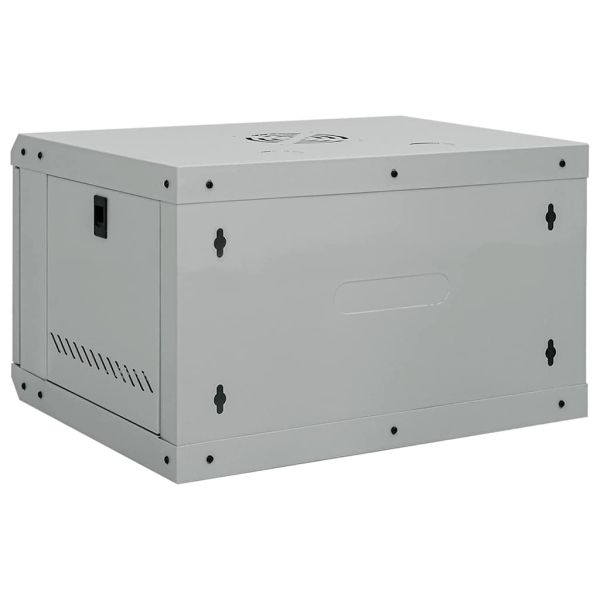 Мрежов кабинет със съхранение Сив 53 x 45 x 30 см Стомана