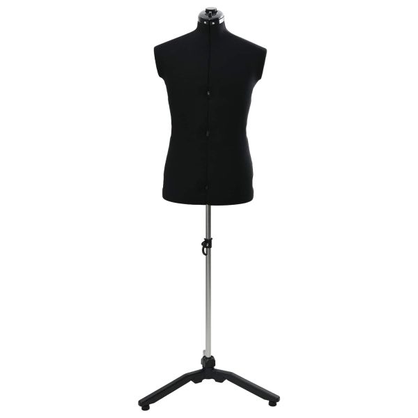 Регулируем формат за рокля женски Черно 37.5-45.5 инча текстил