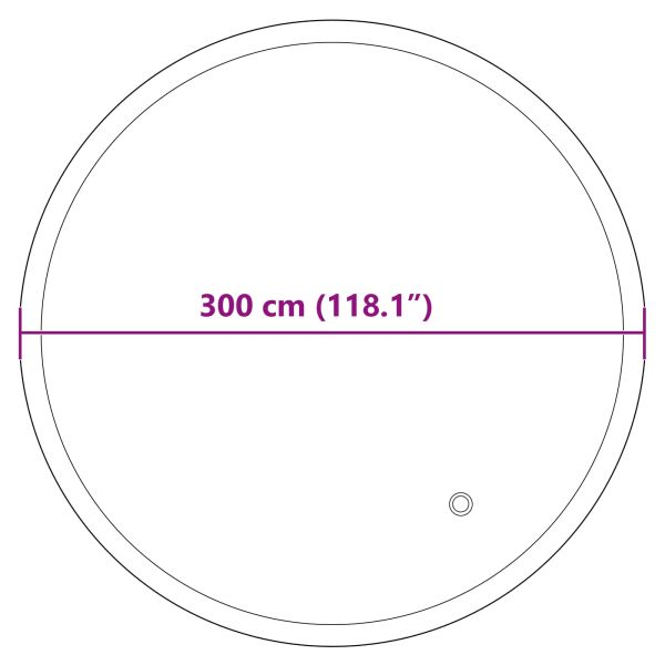 Зимна плувна възглавница Синьо Ø 220 x 140 см ПВЦ