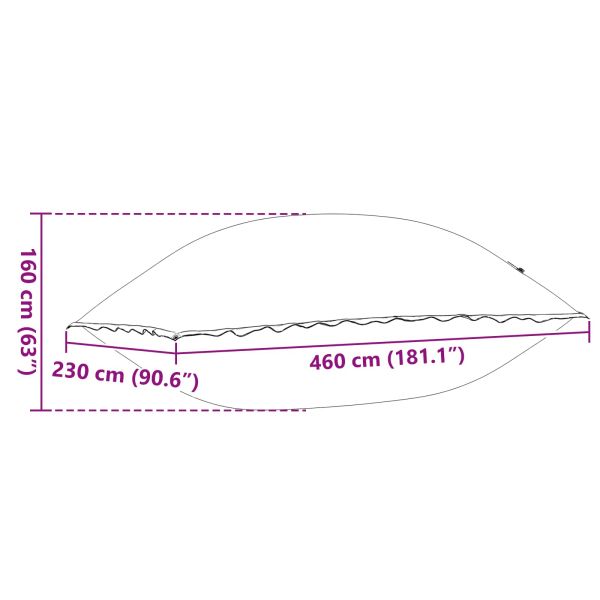 Зимна плувна възглавница Синьо 460 x 230 x 160 см ПВЦ