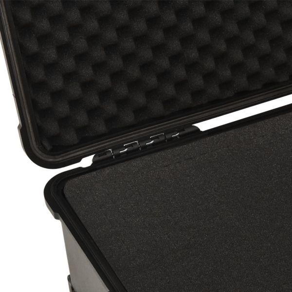 Калъф с колела за полет, черен, 58x45x27 см, PP