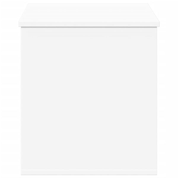 Кутия за съхранение, бяла, 100x42x46 см, инженерна дървесина