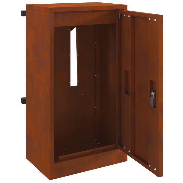 Пощенска кутия Ръждясало 30 x 20 x 55 см Патинираща стомана